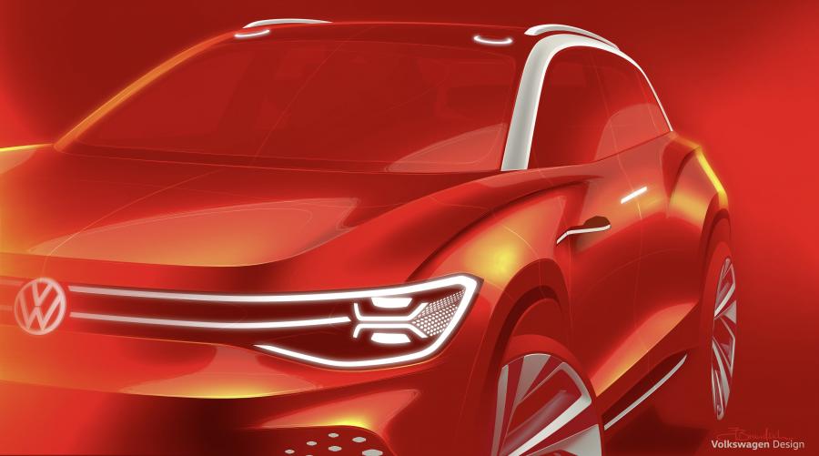 Эскиз Volkswagen I.D. Roomzz 2019 года  (фото 41 из 52)